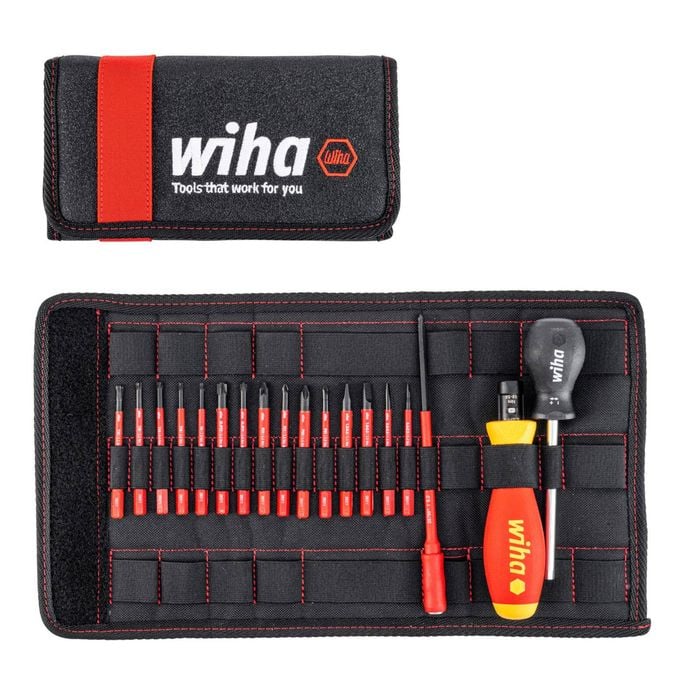 Wiha Screwdriver Set Torque VDE 0.8 - 5.0 Nm Adjustable 19 Pieces Bag