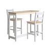 Oikiture 3PCS Bar Table Set 2 Stools Chair