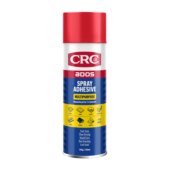 CRC ADOS 140g / 210ml Multi-Purpose Spray Adhesive