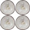4PK LVD Coconut Bowl Bee Ivory Decorative Home Decor Ornament Statue 13x6cm