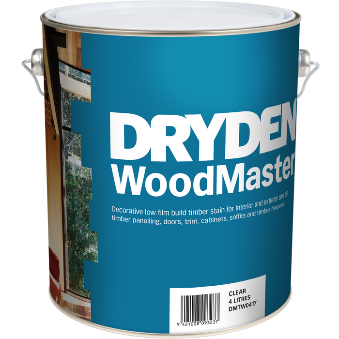 Dryden 4L Clear Base Woodmaster Timber Stain