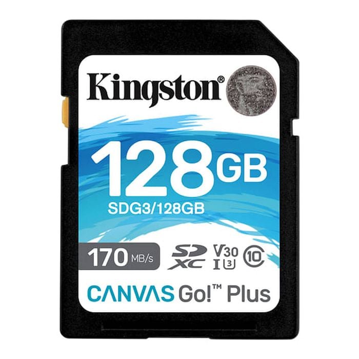 Kingston Canvas Go! Plus Memory Card 128 GB SD Class 10 UHS-I [SDG3/128GB]