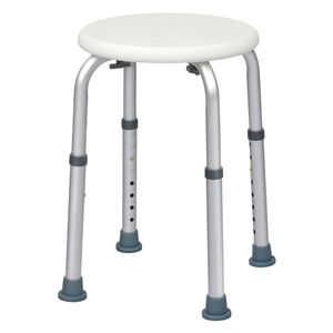 Levede Adjustable Bathroom Shower Stool - White