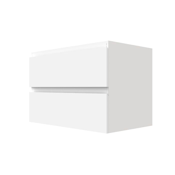 Stein 900 x 450 x 500mm White Select Wall Hung Handleless Vanity - Cabinet Only