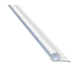 Metal Mate 27.95 x 12.7 x 1.7mm 3m Aluminium Section Sail Track - White