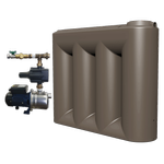 NextGenRoto 3000L Brown Polyethylene Slim Water Tank