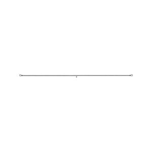 Windoware 1300 - 2400mm 16/19mm Satin Ball Adjustable Metal Curtain Rods