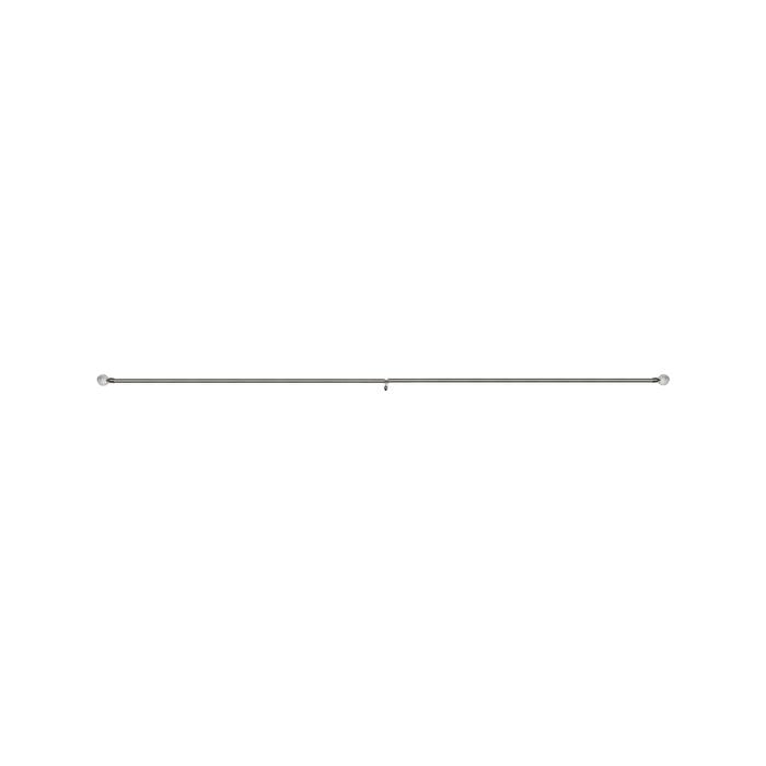Windoware 1300 - 2400mm 16/19mm Satin Ball Adjustable Metal Curtain Rods
