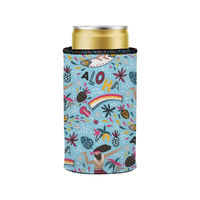 Stubbyz Surfing Aloha Stubby Cooler Slim