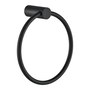 Mondella Resonance Matte Black Towel Ring