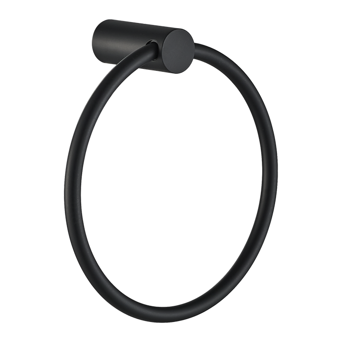 Mondella Resonance Matte Black Towel Ring