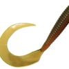 3 Pack of Zman 9 Inch Grubz Soft Plastic Lures - Motor Oil