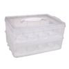 Daily Bake 24-Cup Stackable Cupcake Carrier Rectangle - White