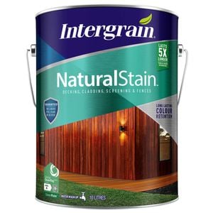 Intergrain 10L Charcoal NaturalStain Timber Stain