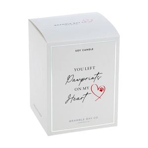 Bramble Bay Loved Ones Sympathy Bergamont & Wild Rose Glass Soy Candle 300g