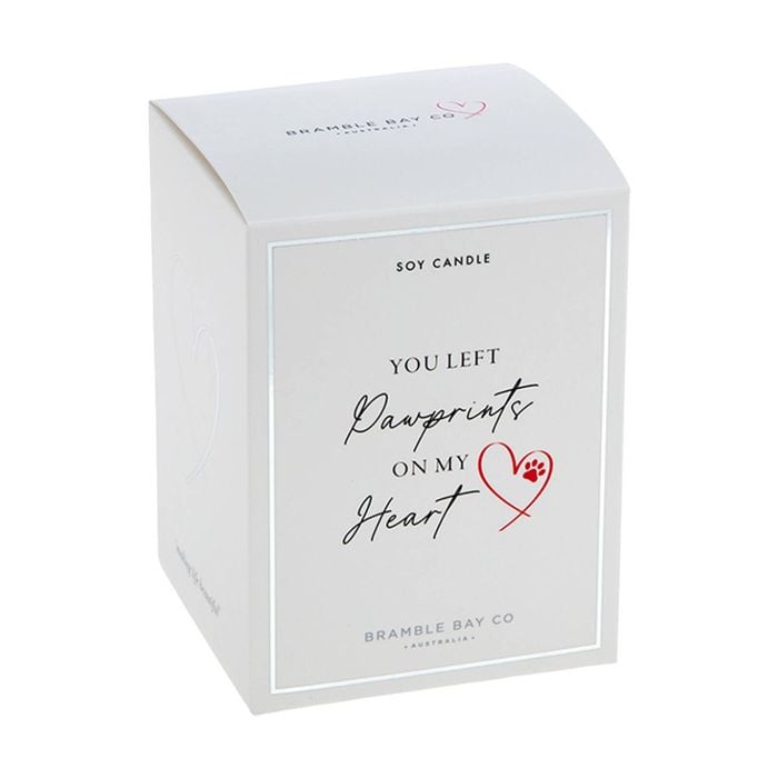 Bramble Bay Loved Ones Sympathy Bergamont & Wild Rose Glass Soy Candle 300g