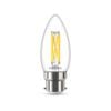 Philips B22 LED 470lm Clear Filament 3.5W Dimmable Candle