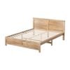 Artiss Bed Frame Double Size Wooden OATMEAL