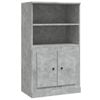 vidaXL Highboard Storage Buffet Side Cabinet Concrete Grey