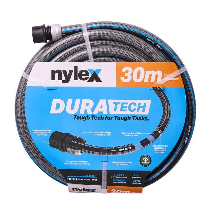 Nylex 30m x 18mm Duratech Garden Hose