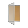 TX Weather Resistant Lockable Outdoor Cork Notice Case 590x760mm