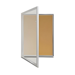TX Weather Resistant Lockable Outdoor Cork Notice Case 590x760mm