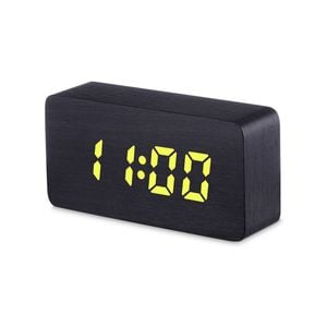 Todo Led Digital Clock 3 Alarm 115 Colour Display - Black