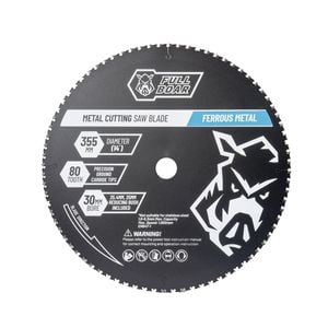 Full Boar 355mm 80T Ferrous Metal Circular Saw Blade FBCSB355-80MC
