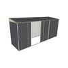 Build-A-Shed 1.2 x 4.5 x 2.0m Skillion Double Sliding Side Door Shed - Grey