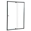 Rick McLean's 1520-1670mm Black Smart Pivot Adjustable Shower Screen - Front Only