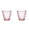 2x 4pc Duralex Picardie 250ml Glass Tumbler Set - Rose