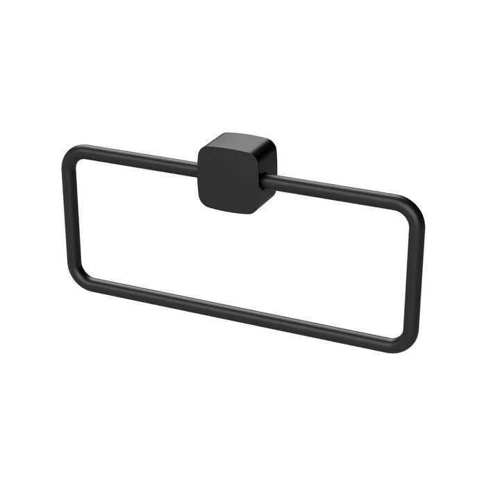 Phoenix Matte Black Reva Hand Towel Holder