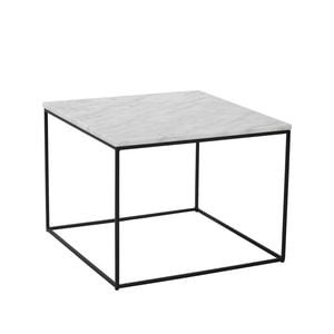 Modern Furniture LUCIO Marble Coffee Table 60cm - White