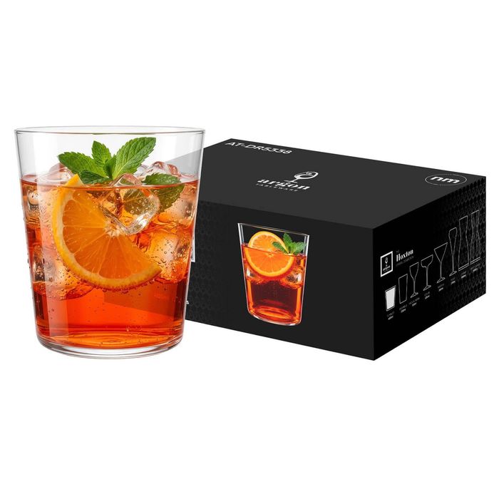 Argon Tableware Hoxton Crystal Tumblers - 390ml - Pack of 48