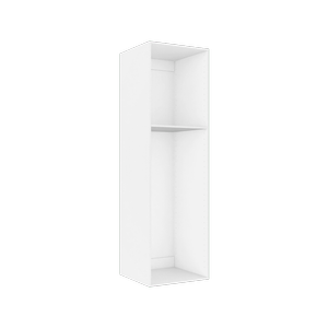Lugna 2048 x 600 x 580mm White Cabinet Shell - White 600mm