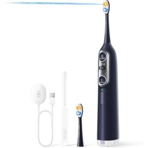 Soocas Neos II 2-in-1 Sonic Electric Toothbrush with Built-in Water Flosser, Dark Violet