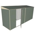 Build-A-Shed 1.2 x 4.5 x 2.0m Skillion Single Hinged Side Door Shed - Green