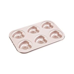 Chefmade 6 Cup Donut Heart Pan
