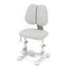 Costway Kid Study Chair Office Desk Chair Adjustable Double Backrest Grey