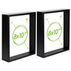 Nicola Spring 3d Deep Box Photo Frames - 8 X 10" - Pack Of 2