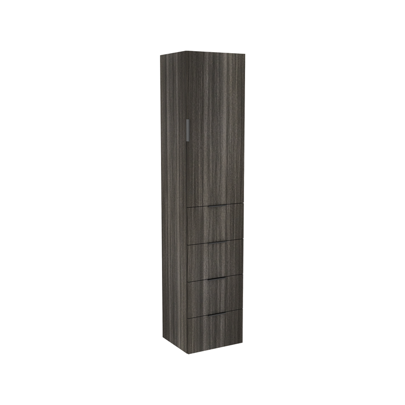 Lugna 2048 x 450 x 380mm Storm 3 Shelf 4 Drawers Right Hinged Door Storage Cabinet