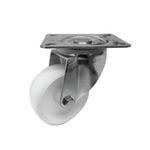 Move It 80mm 120kg White Polypropylene Swivel Plate Castor