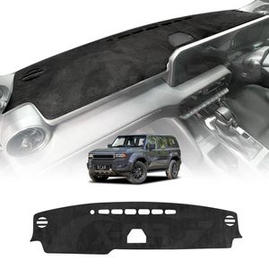 Dash Mat for Toyota Prado 250 Series Without HUD 2024-Onwards Non-Slip Microfiber Pad Cover