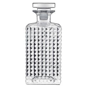 Luigi Bormioli Mixology 750ml Elixir Spirits Glass Decanter w/ Stopper