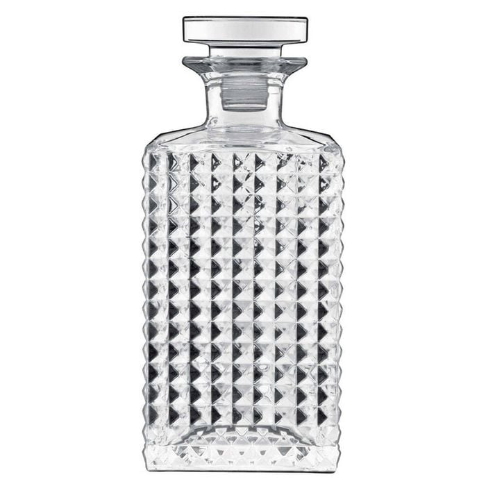 Luigi Bormioli Mixology 750ml Elixir Spirits Glass Decanter w/ Stopper