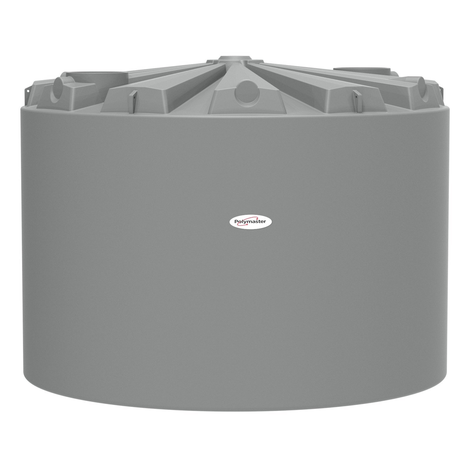 Polymaster 50,000L Round Mega Water Tank - Armour Grey product image