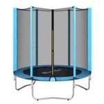 Everfit Trampoline 6FT Kids Trampolines Safety Net Pad Round Blue