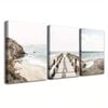 3 Set of Coastal Mural Print 100% Australian Made 3 x 40x60cm  (Stretched)