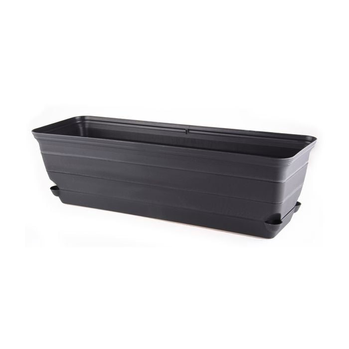 Moda 60cm Charcoal Self Watering Roman Trough