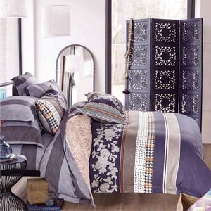 Luxor Double Cotton Vegas Design Quilt Cover Set